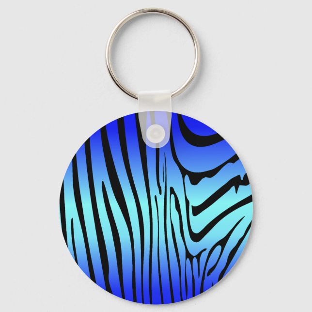 Chaveiro Zesty Zebra Blue (Frente)
