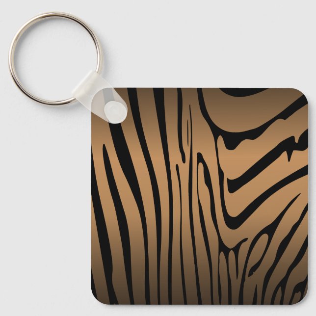 Chaveiro Zesty Zebra Brown (Frente)