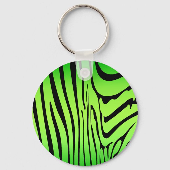 Chaveiro Zesty Zebra Green (Frente)