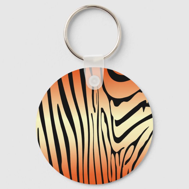 Chaveiro Zesty Zebra Orange (Frente)