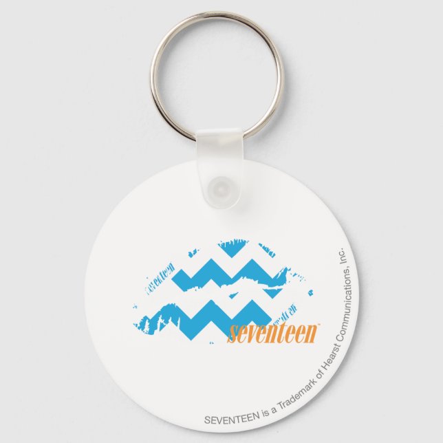 Chaveiro ZigZag Aqua (Frente)