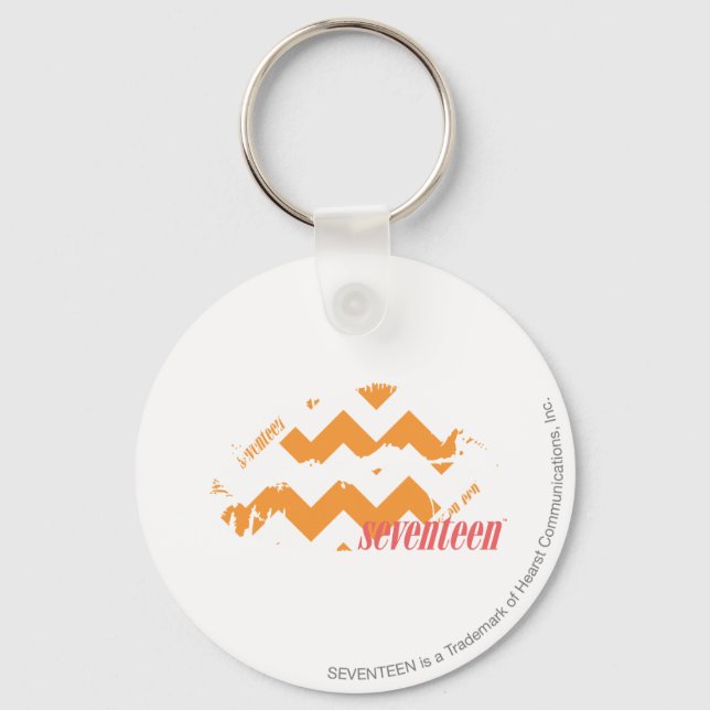 Chaveiro ZigZag Laranja (Frente)