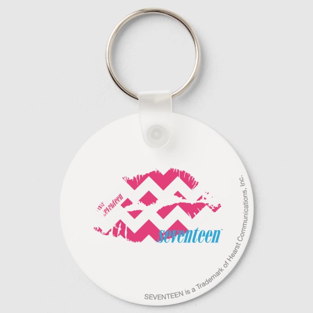 Chaveiro ZigZag Magenta (Frente)