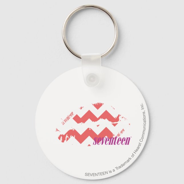 Chaveiro ZigZag Rosa (Frente)