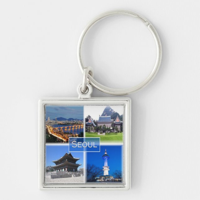 Chaveiro zKR003 SEOUL, Coreia do Sul ROK, Ásia, (Frente)