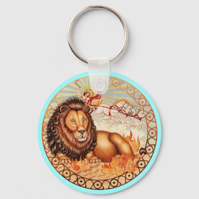 Chaveiro Zodiac Leo - Personalize! (Frente)