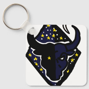 Chaveiro Zodiac Touro Minimalista – Animal Moderno