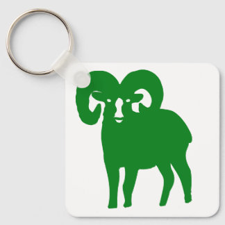 Chaveiro Zodíaco Carneiro Verde – Pingente de Silhueta de Á