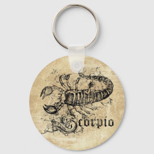 Chaveiro Zodíaco Escorpião Vintage
