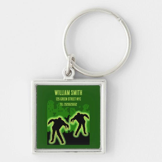 Chaveiro Zombie Apocalypse Kids (Frente)