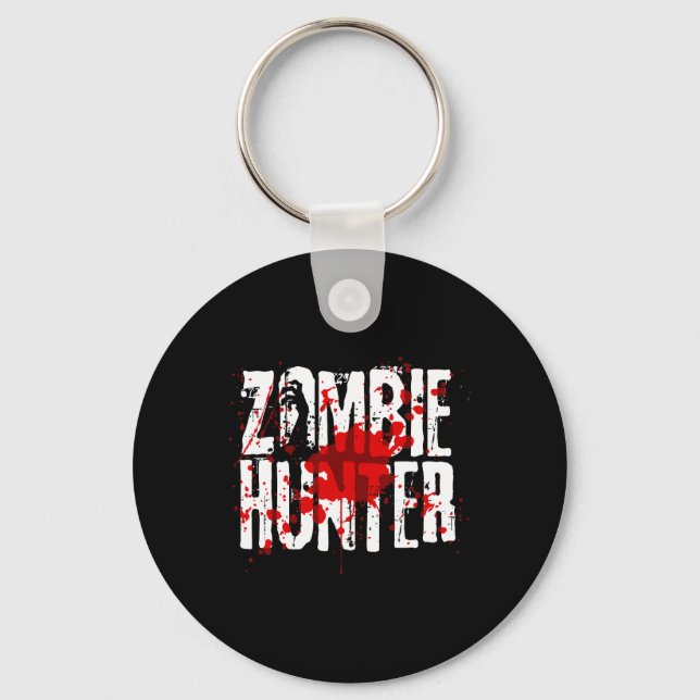 Chaveiro Zombie Hunter Design Para Meninas No Dia Das Bruxa (Frente)