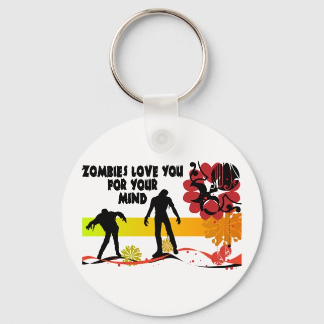 Chaveiro Zombie Mind (Frente)