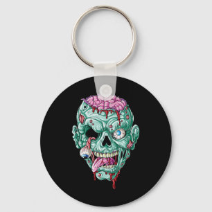 Chaveiro Zombie Roel Brain Halloween Boys Men Women S