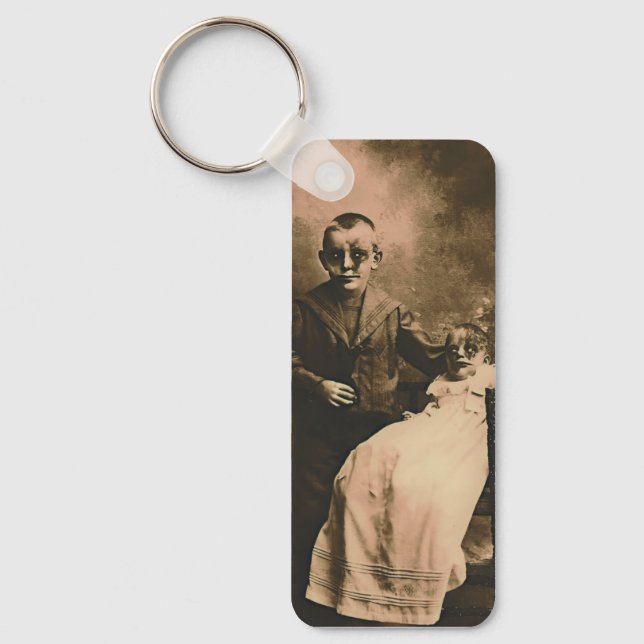 Chaveiro Zombie Siblings (Frente)