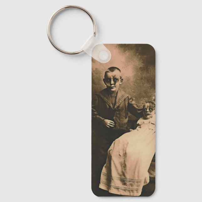 Chaveiro Zombie Siblings (Frente)