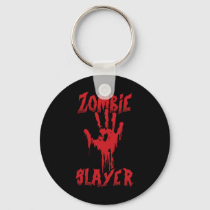 Chaveiro Zombie Slayer Bloody Hallowee caçando Zombies