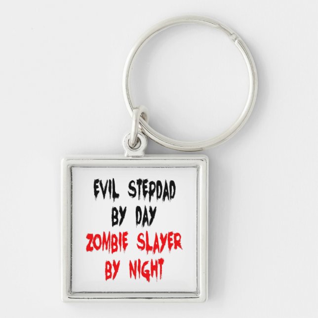 Chaveiro Zombie Slayer Mau Stepdad (Frente)