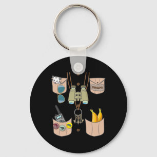 Chaveiro Zoo Keeper Costume Diversão Halloween Meninas Zook