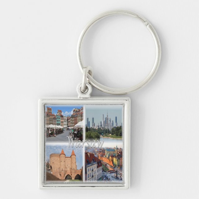 Chaveiro zPL006 WARSAW WARSZAWA, Polônia, Europa, (Frente)