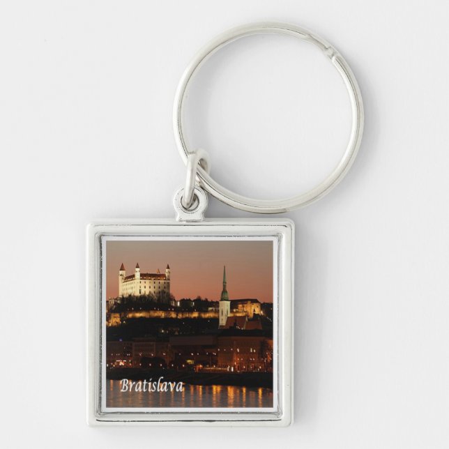 Chaveiro zSK005 BRATISLAVA, Eslováquia, Europa, (Frente)