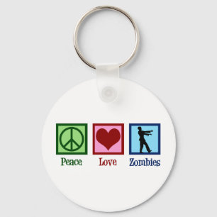 Chaveiro Zumbis do Amor pela Paz