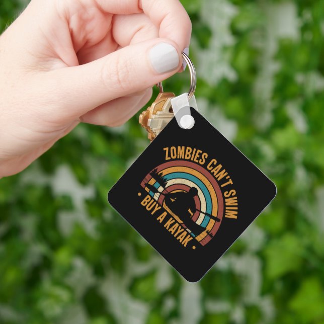Chaveiro Zumbis não podem Natação Comprar Kayak (Mão)