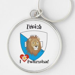 Chaveiro Zürich Schweiz Suiça Schlüsselanhänger