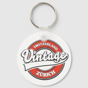 Chaveiro Zürich Switzerland vintage style logo