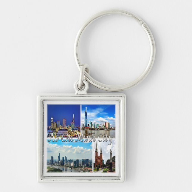 Chaveiro zVN013 HO CHI MINH City SAIGON, Mosaico, (Frente)