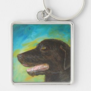 Chaveiros Black Labrador Retriever Dog Charm