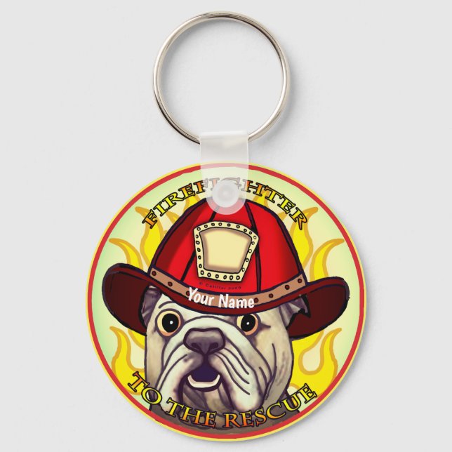 Chaveiros Bombeiros Bulldog (Frente)