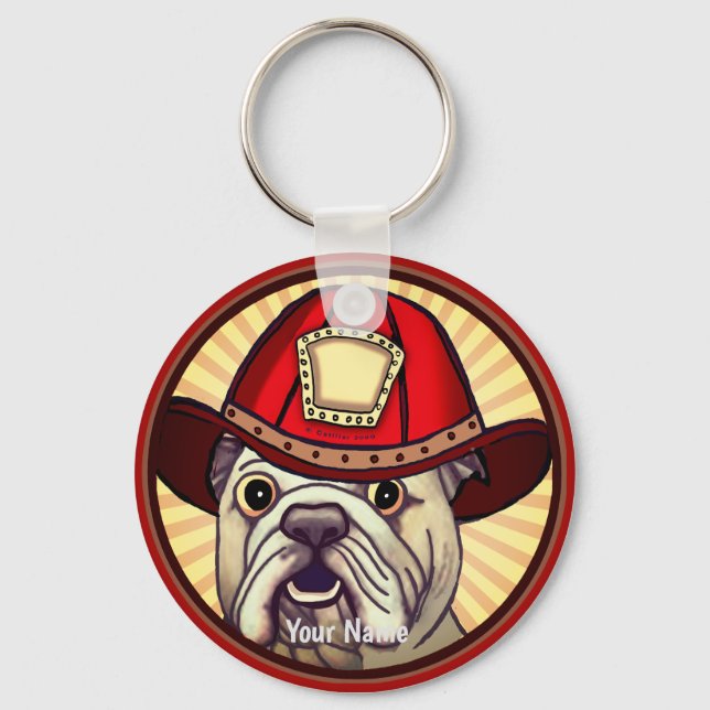 Chaveiros Bombeiros Bulldog (Frente)