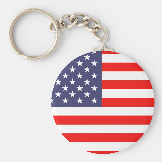 Chaveiros de bandeira americana (Frente)
