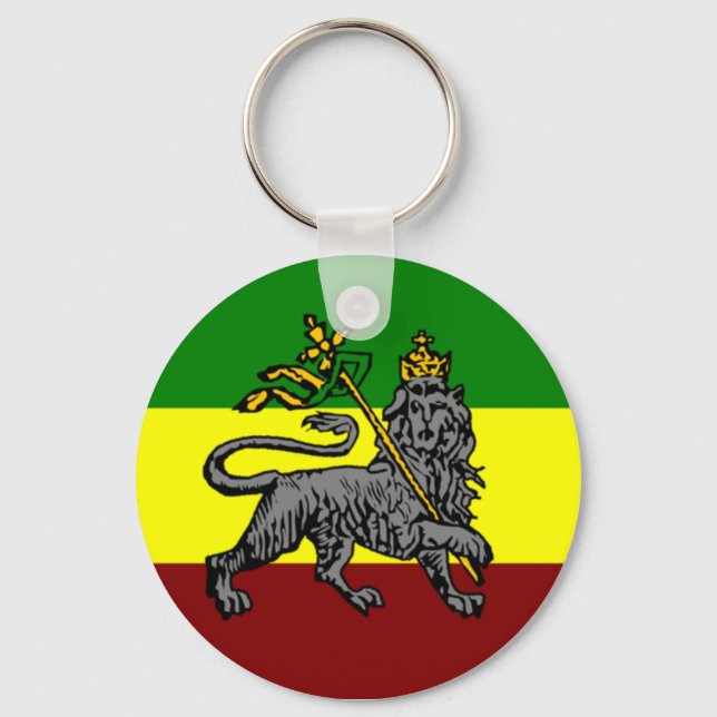 Chaveiros de bandeira rasta (Frente)