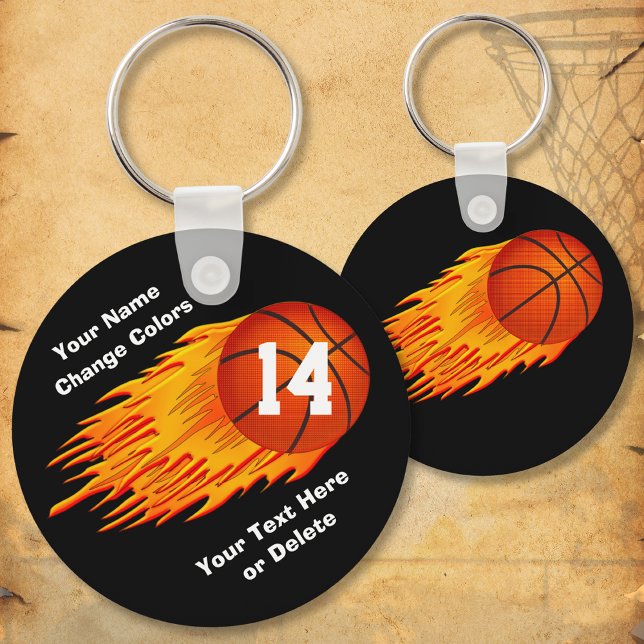 Chaveiros de basquete personalizados para formação (Personalized Basketball Keychains. Basketball Gifts Cheap. Basketball Trinkets. )