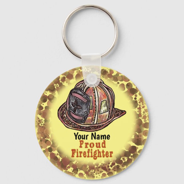 Chaveiros de bombeiro orgulhosos (Frente)