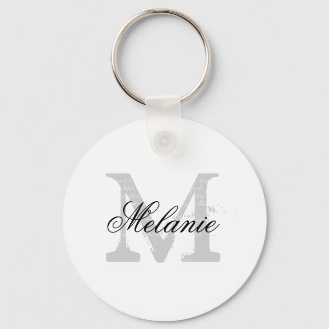 Chaveiros de Bridesmaid com nome personalizado mon (Frente)