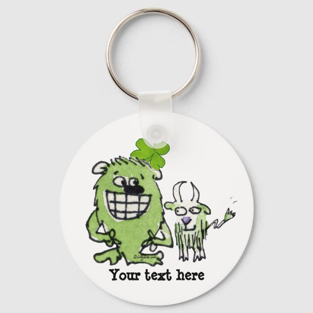 Chaveiros de Cartografia do Green Monster Goat Sha (Frente)