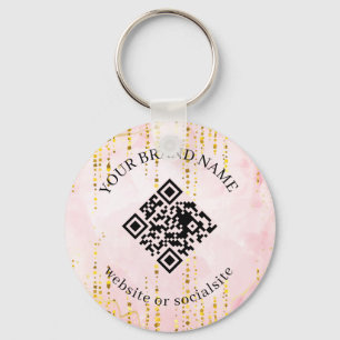 Chaveiros de Código QR Empresarial Personalizado H