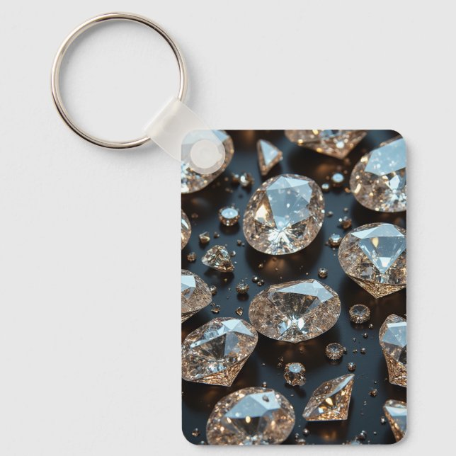 Chaveiros de diamante parecem um luxo de diamante  (Frente)