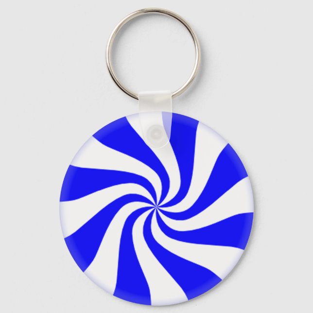 Chaveiros de doces de hortelã-pimenta azul (Frente)