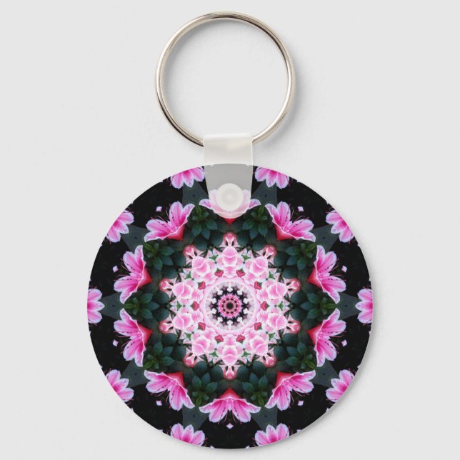 Chaveiros de Mandala Flor (Frente)