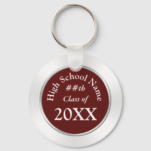 Chaveiros de Reunião de Classe em Suas Cores e Tex