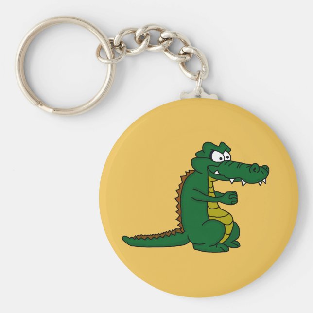 Chaveiros design de crocodilo (Frente)