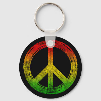 Chaveiros legal do Símbolo de Paz de Grunge Reggae