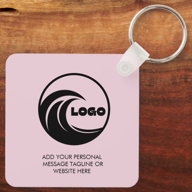 Chaveiros Minimalista Design de Logo Empresarial R (Verso)