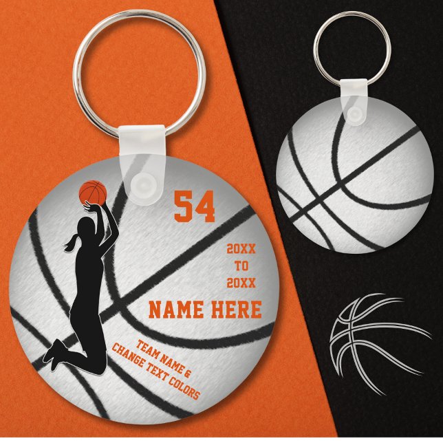Chaveiros personalizados de basquete com texto lar (Cheap Basketball Team Gifts for Girls. Basketball party favors. Basketball novelties and Trinkets.)