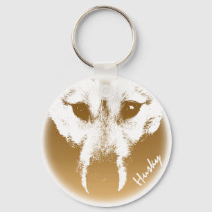 Chaveiros Personalizados De Cão De Lobo Rouco Do C