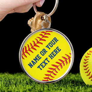 Chaveiros Softball personalizados em muitos estilo