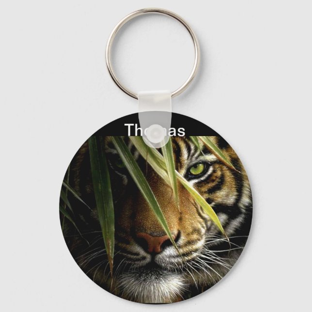 Chaveiros Tiger Face Wildlife (Frente)